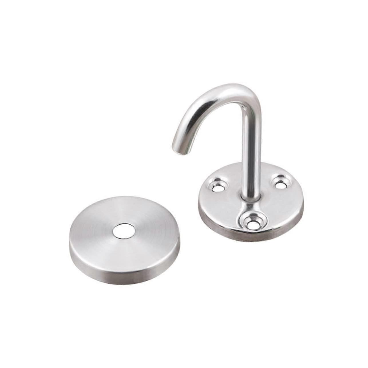 4piece ceiling hooks for cabinets, garages, small elephant trunk hooks with screws and anchors for indoor and outdoor applications.