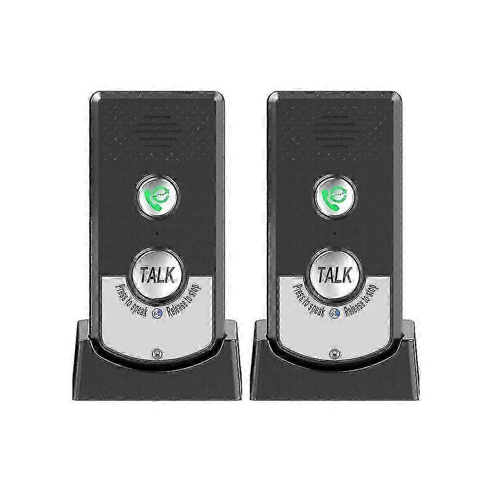 2 Pack Intercoms Wireless for Home Voice Bidirectional Caller Home Ultra Long Distance Portable hwy