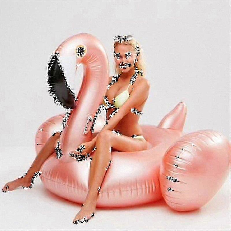 Large Inflatable Flamingo Float for Pool and Beach Enjoyment