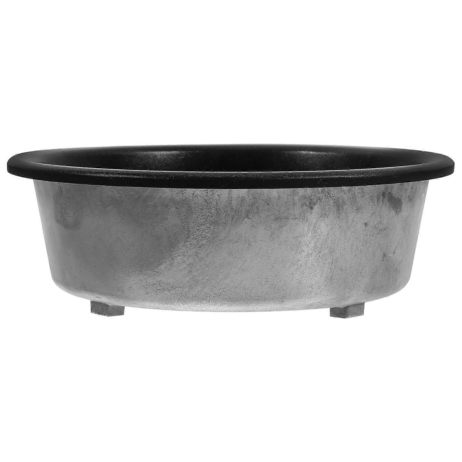 Replacement Popcorn Machine Inner Pot Commercial Use Iron Black 21.00X21.00X7.00CM 1Set