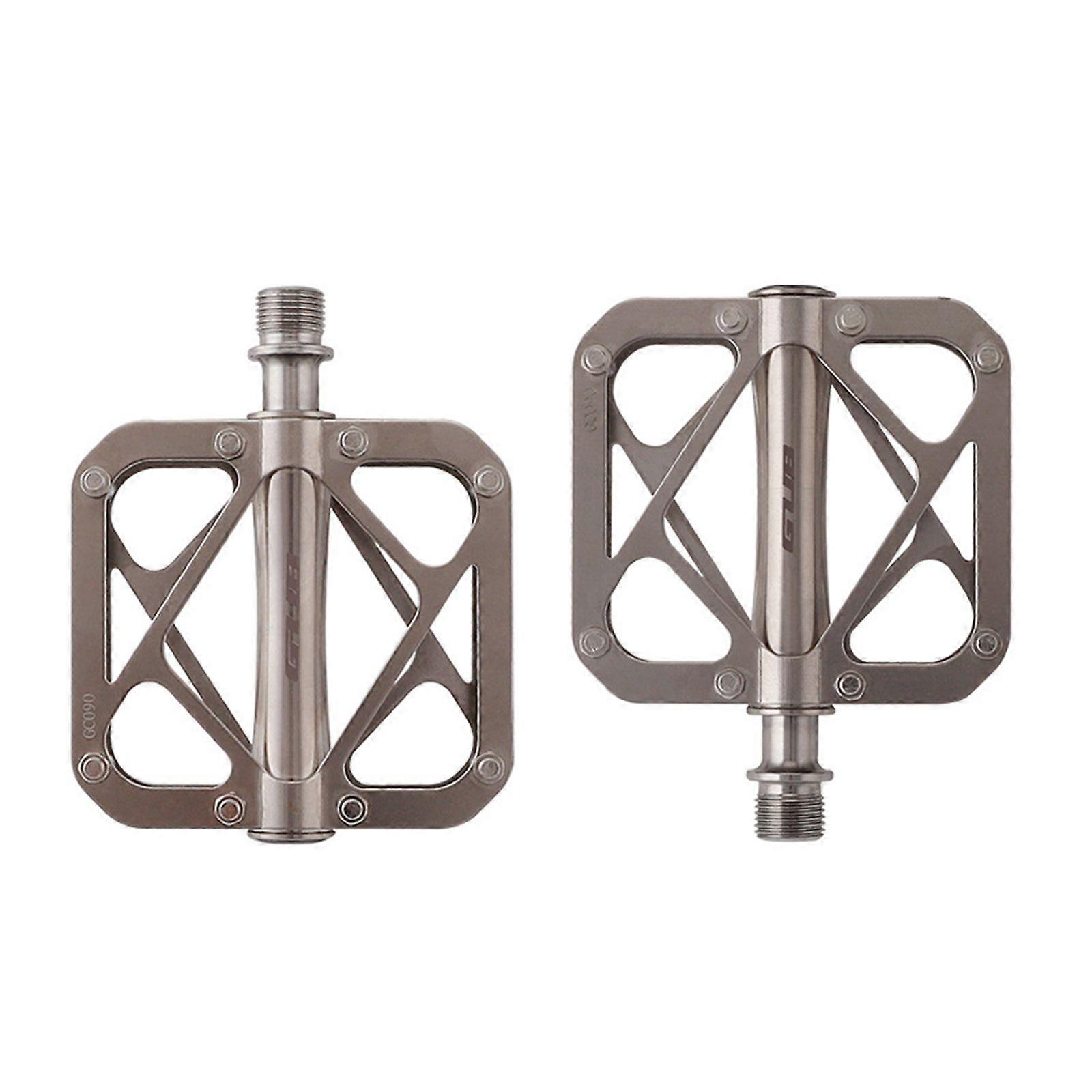 دواسات دراجة غير قابلة للانزلاق خفيفة الوزن Ti سبائك دواسة 3 دواسات منصة محامل مختومة