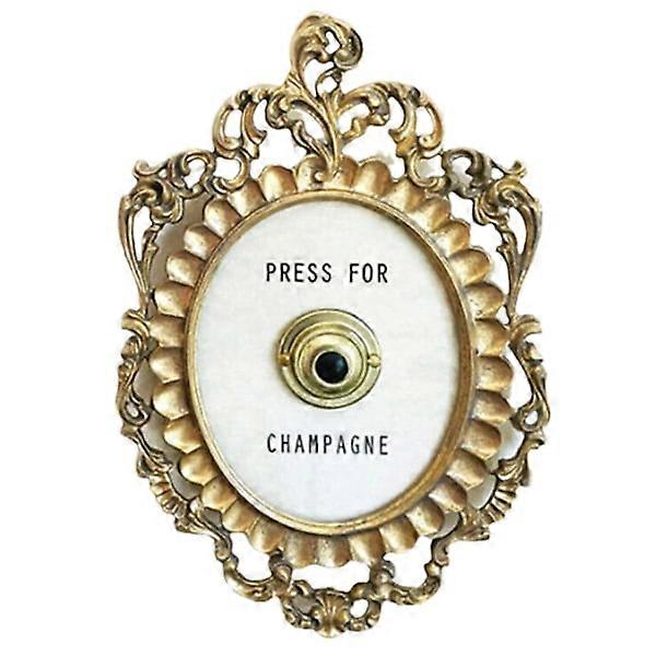 Ring Mini Press For Champagne Button, press Doorbell European Retro Button Doorbell