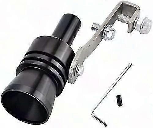 Turbo Whistle Exhaust Pipe for Car with XL Valve Size in Black
