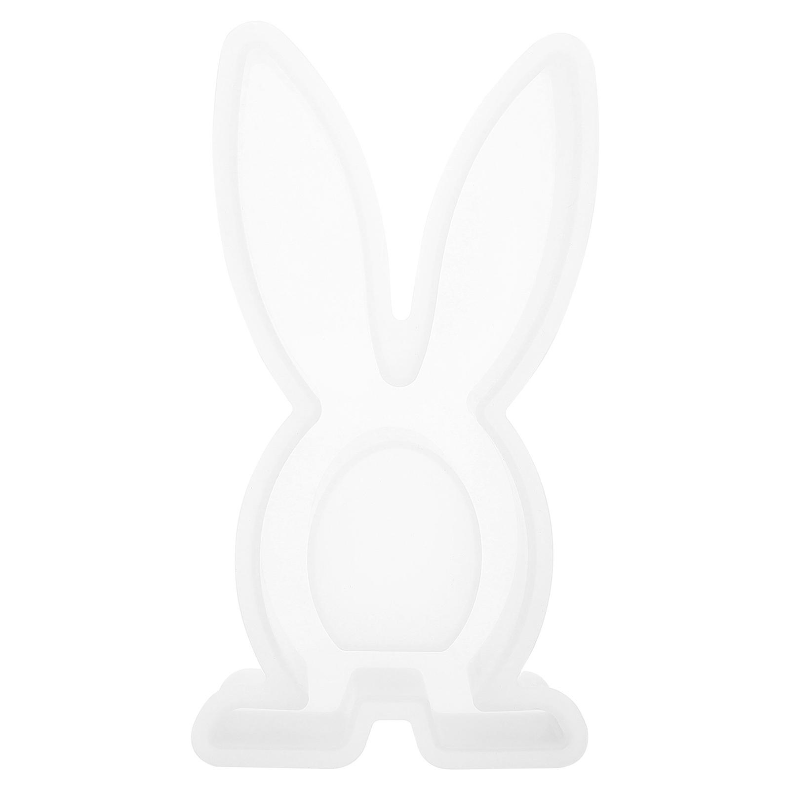 Rabbit-Shaped Silicone Mold for DIY Crafts with Flexible Epoxy Mold