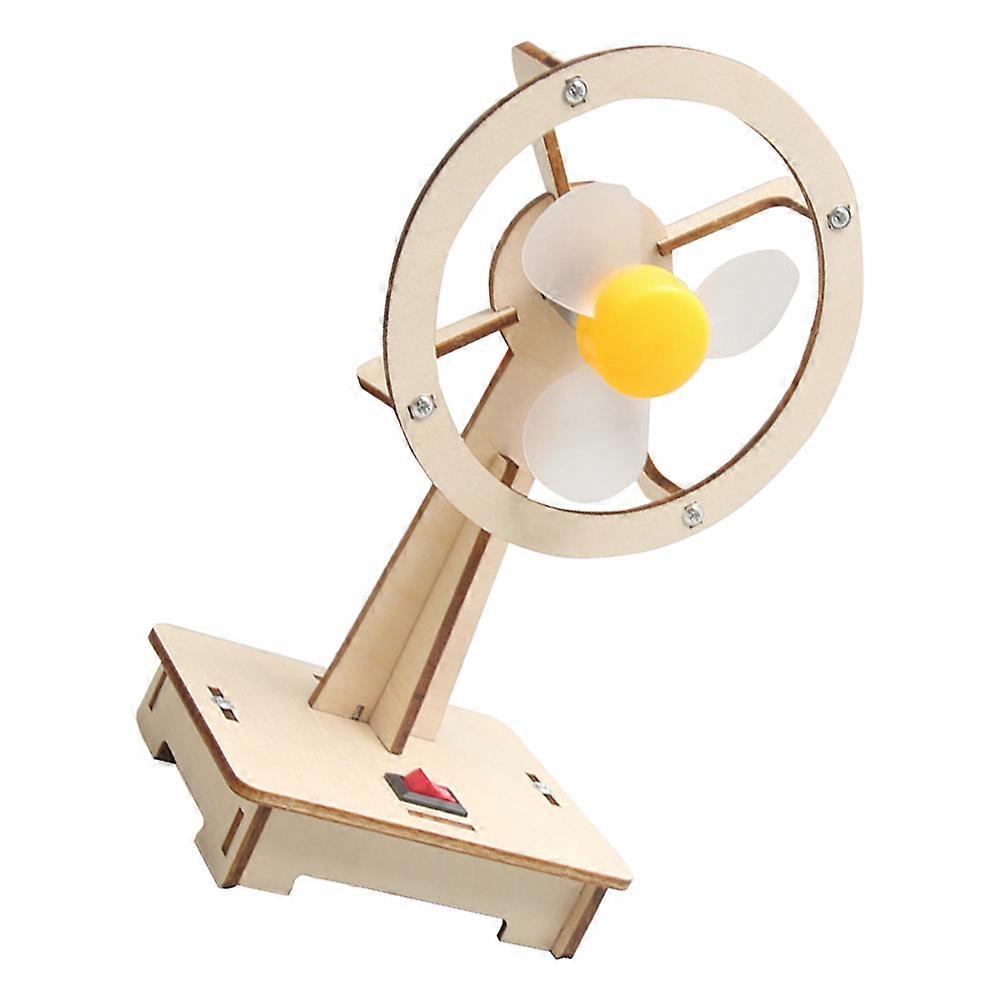 Kids Science Experiment Fan Assemble Toy Suitable For Educational Use With Electric Function 1 Set