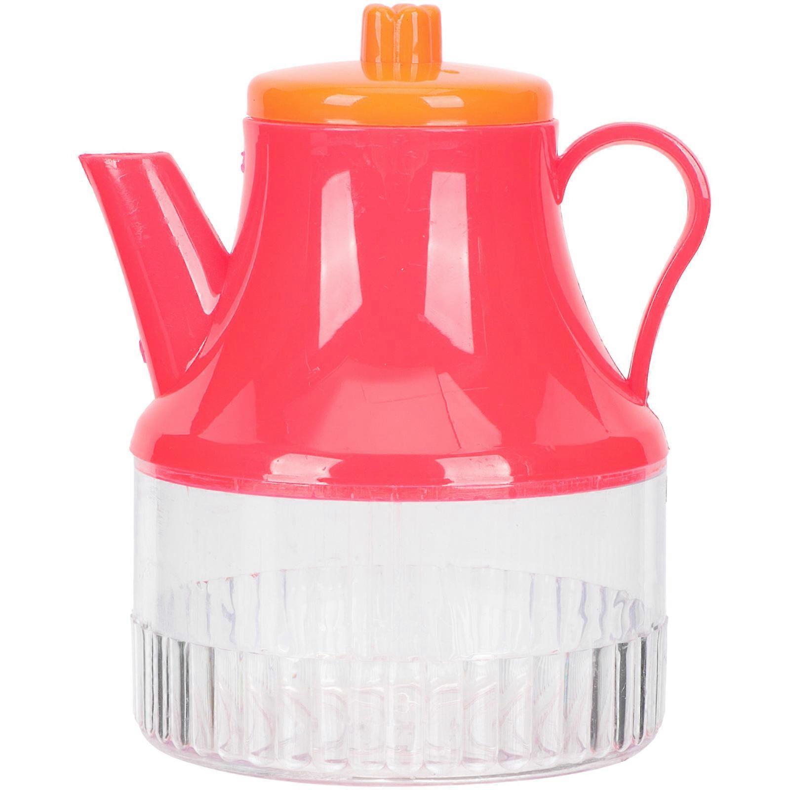 Drip Free Oil Dispenser Bottle for Kitchen with Transparent Design Multi Color Plastic 2 in 1 Seasoning Storage
