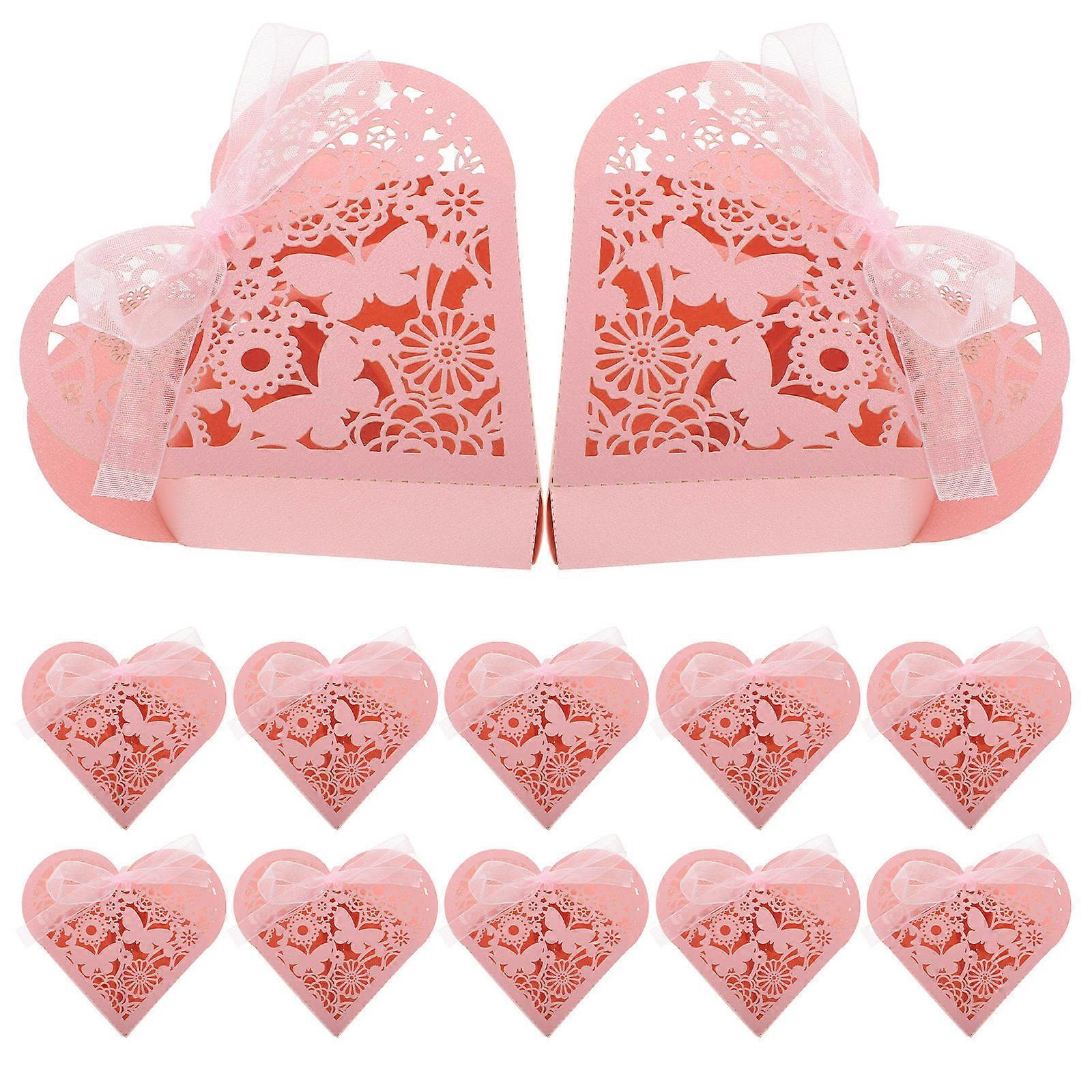 Butterfly Packaging Boxes Elegant Style For Special Occasions 3.54X3.14X1.18in 50Pcs