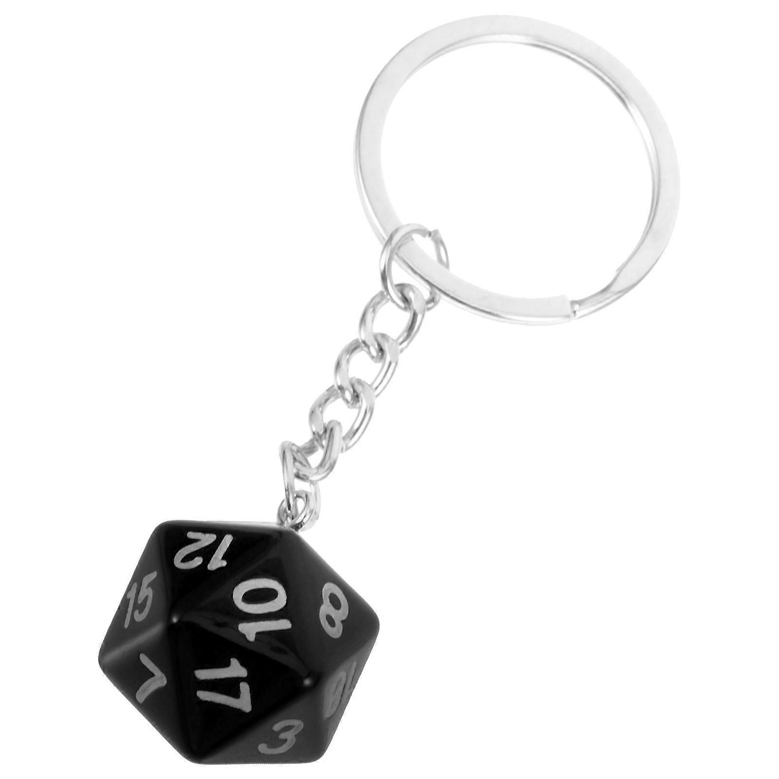 Unique Keychain Square Acrylic Purse Pendant Fashion Accessory Multi-functional Use 1Pack