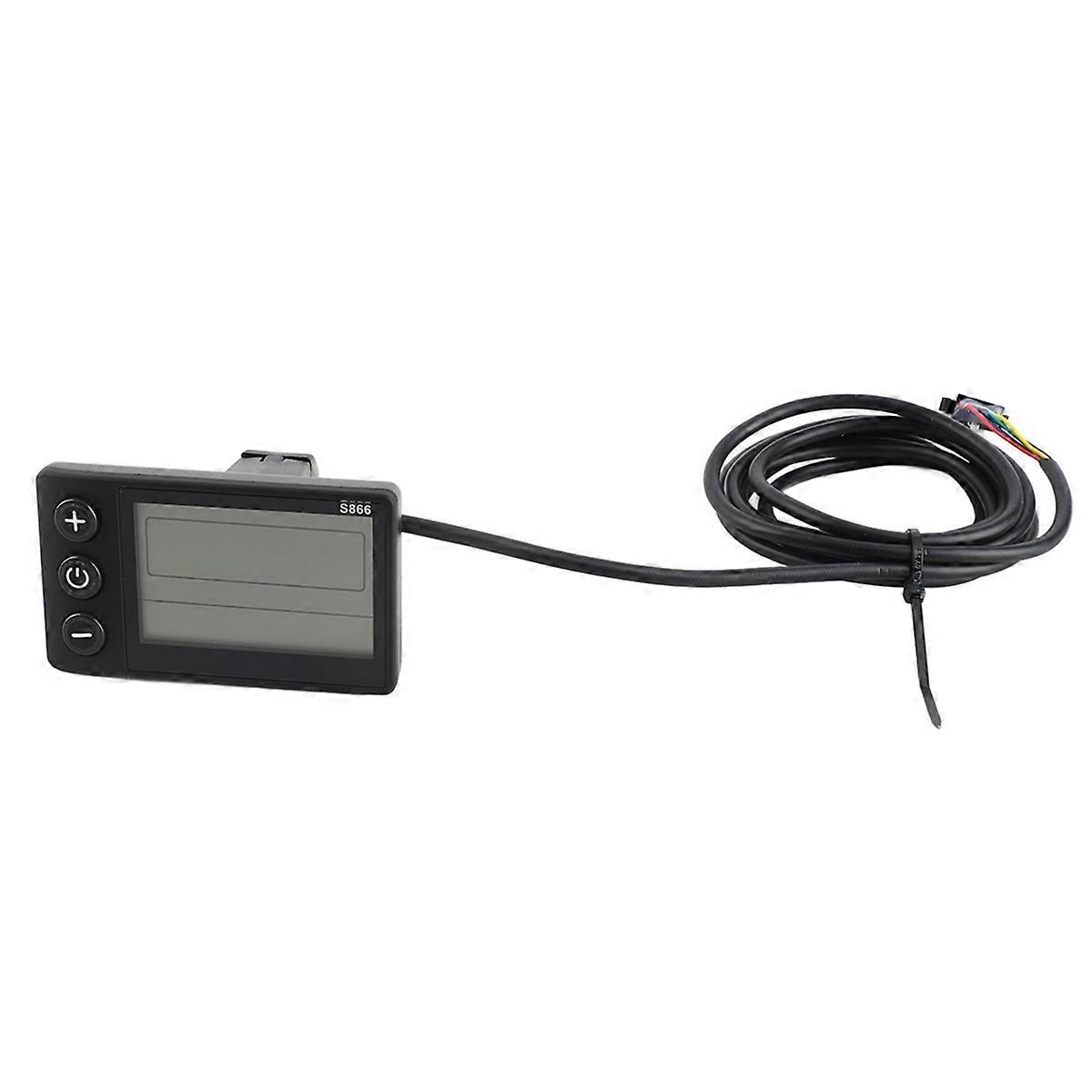 S866 Electric Display LCD Meter 24V 36V 48V Electric Scooter Control Panel Electric Bike LCD Displa