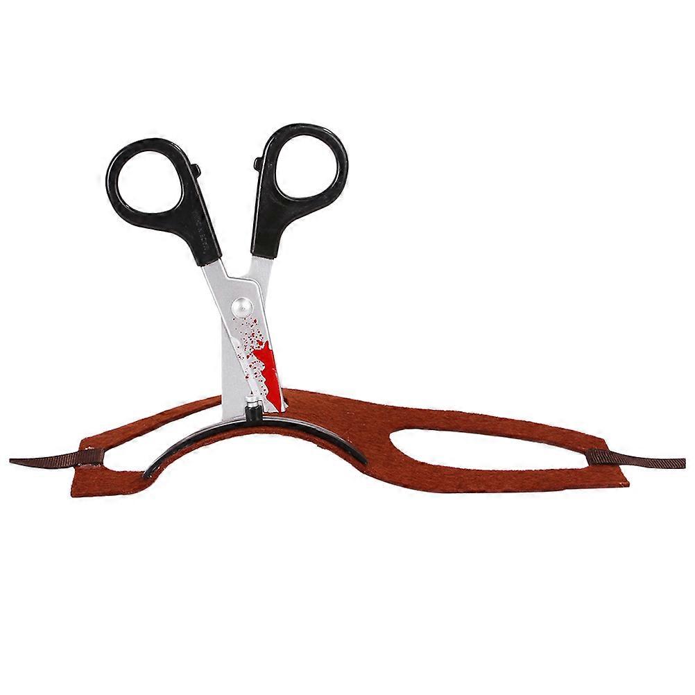 Creative Dog Headdress For Halloween Parties Size S With Scissors Design Ideal For Pets 1Pack