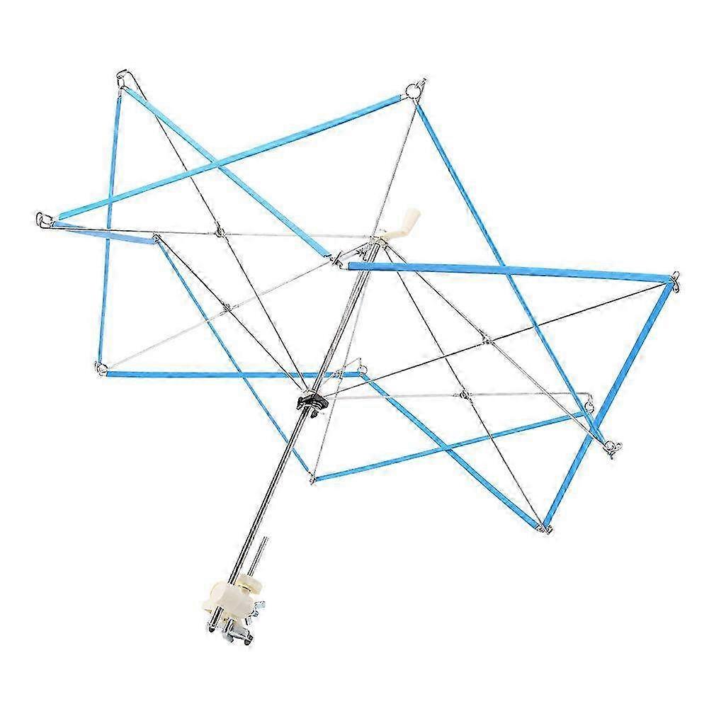 Blue Knitting Umbrella Winder for DIY Crafting - Yarn Weaving Tool for Wool and Yarn Projects
