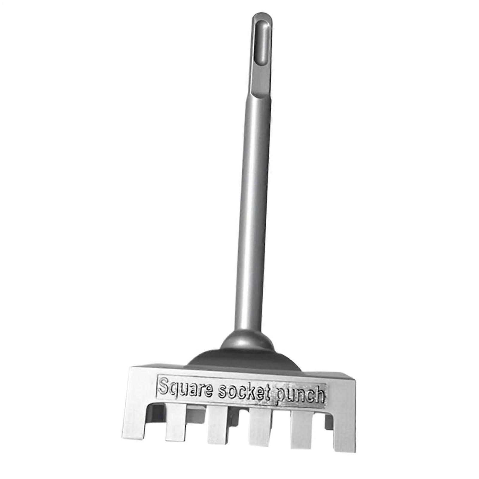 Quadratic hole cutter – Precise slot cutter for electrical boxes, portable creative square holes, carbon steel blade for woodworking.