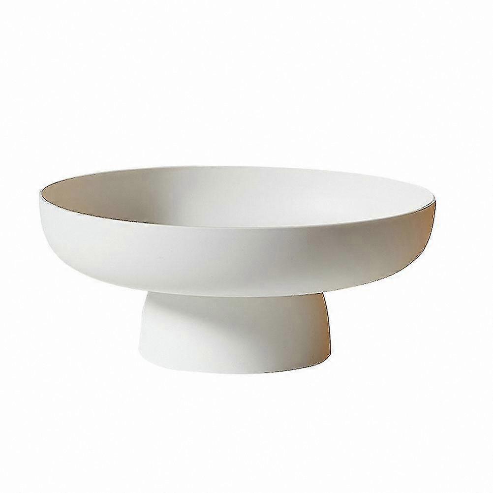 High Base Portable Fruit Bowl with Draining Feature Decorative Holder for Kitchen Use
