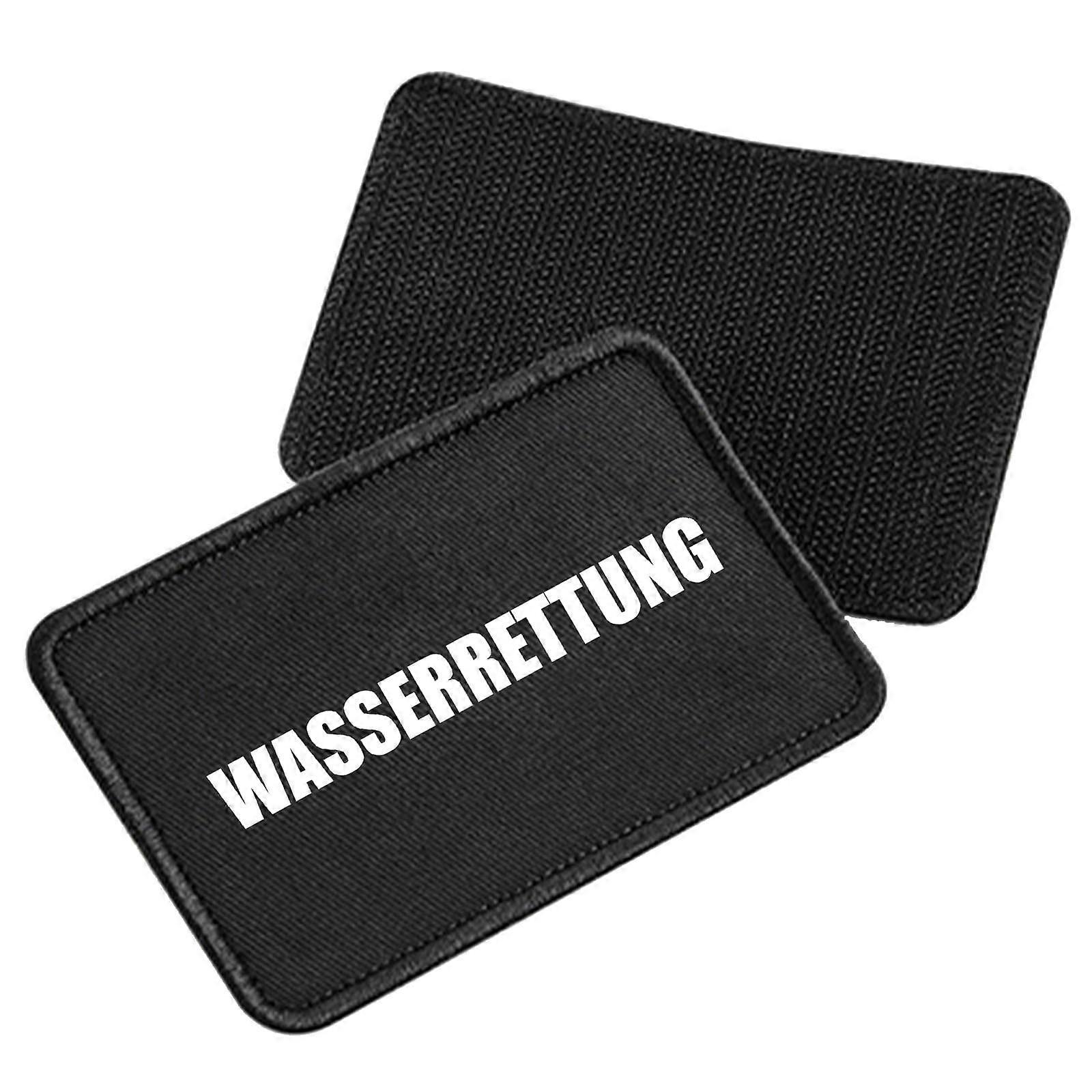 Patch Water Rescue Lettering Gift Black Water Rescue Present'