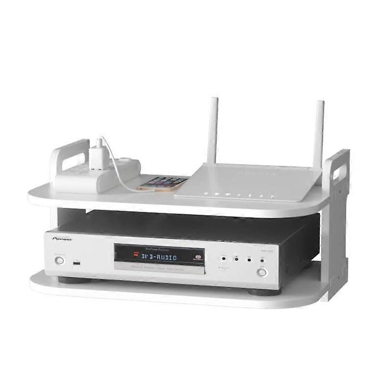Cable management box, shelf for wireless WiFi router, storage box, ecofriendly waterproof WiFi rack, hanging, wall punchblock shelf cable box