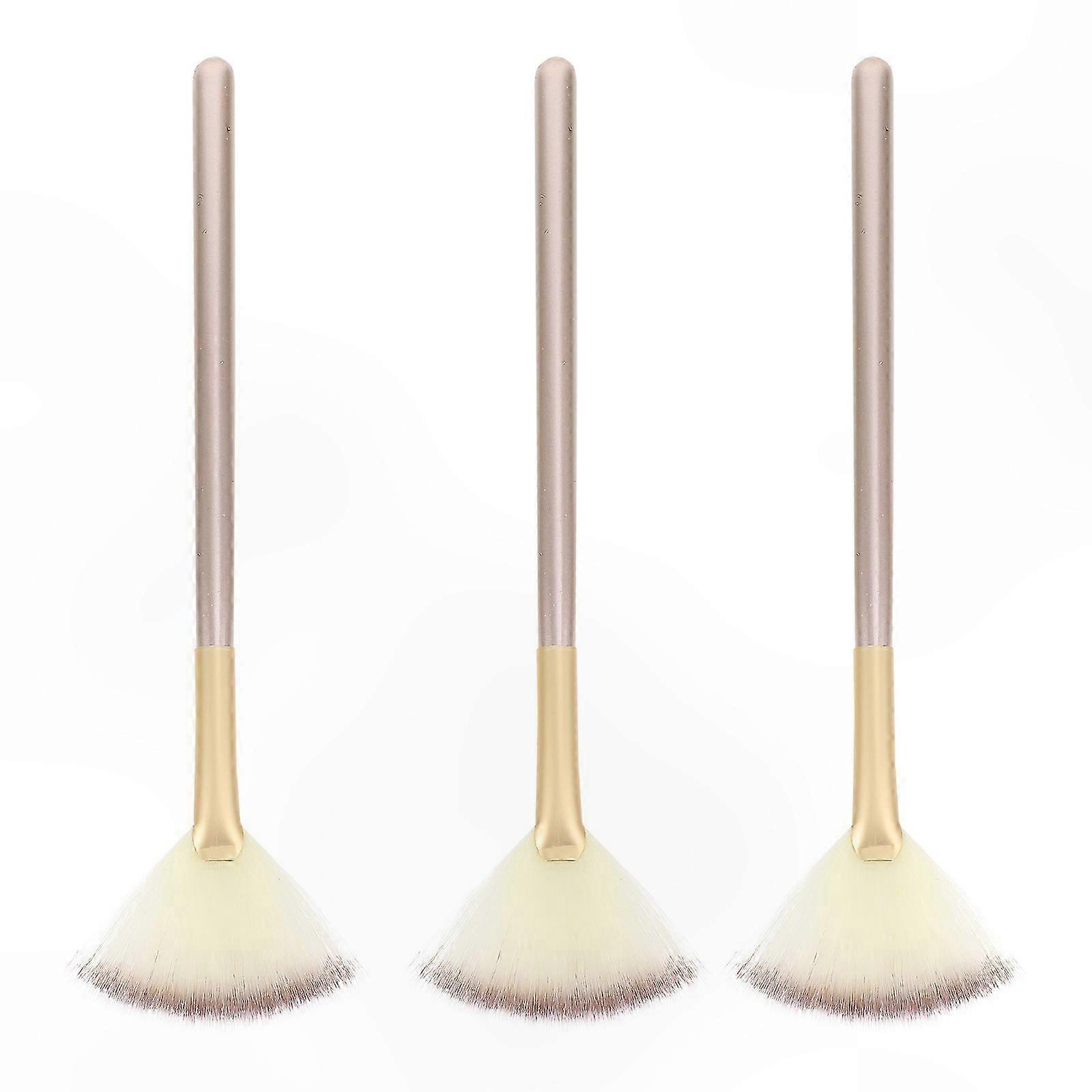 Set of 3 Makeup Applicators for Face Powder and Masks