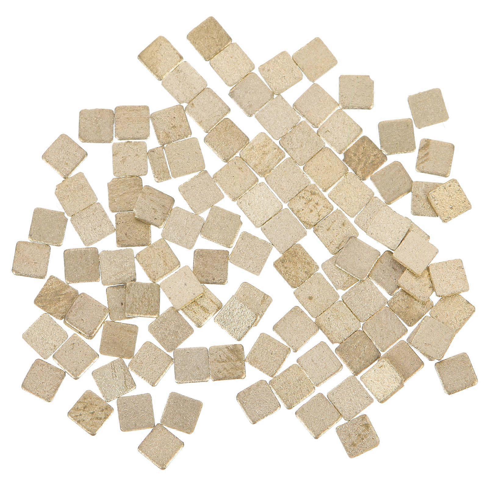 100Pcs Silver Solder Small Rectangular Chips For Jewelry Repair DIY High Craftsmen