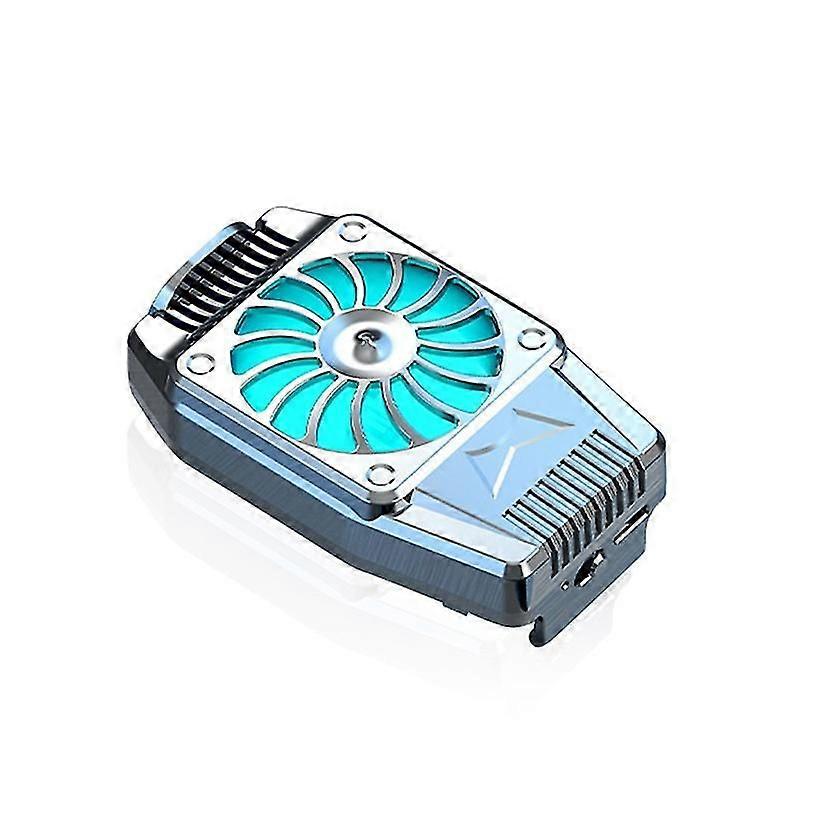 Portable Phone Cooling Fan Fast Radiator for Mobile Devices (Silver)