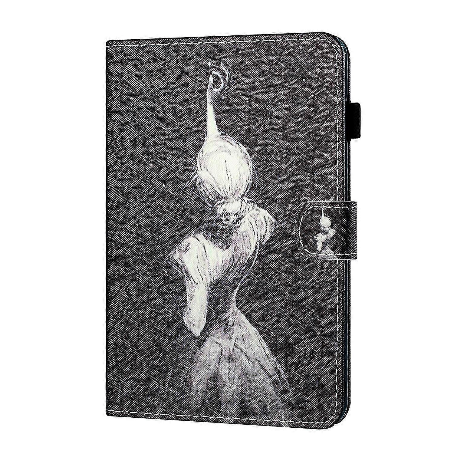 Tablet Case For Lenovo Tab M10 Plus 10.6 3rd Gen 2022 Coloured Drawing Stitching Smart Leather Tablet Case(Girl)