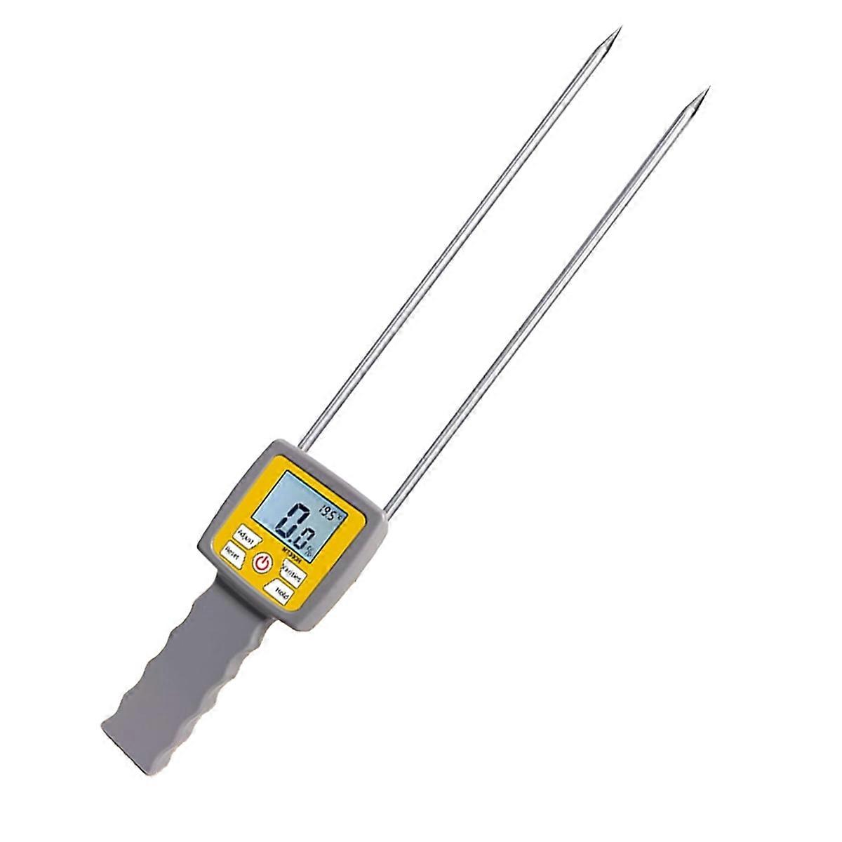 Hay Moisture Tester, with Probe & Backlight LCD Display for Hay