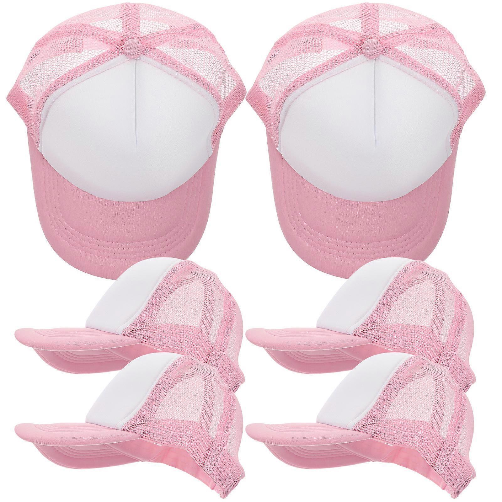 10Pcs Baseball Cap With Round Brim Constructed From Polyester Mesh Designed For Comfortable Outdoor Activities