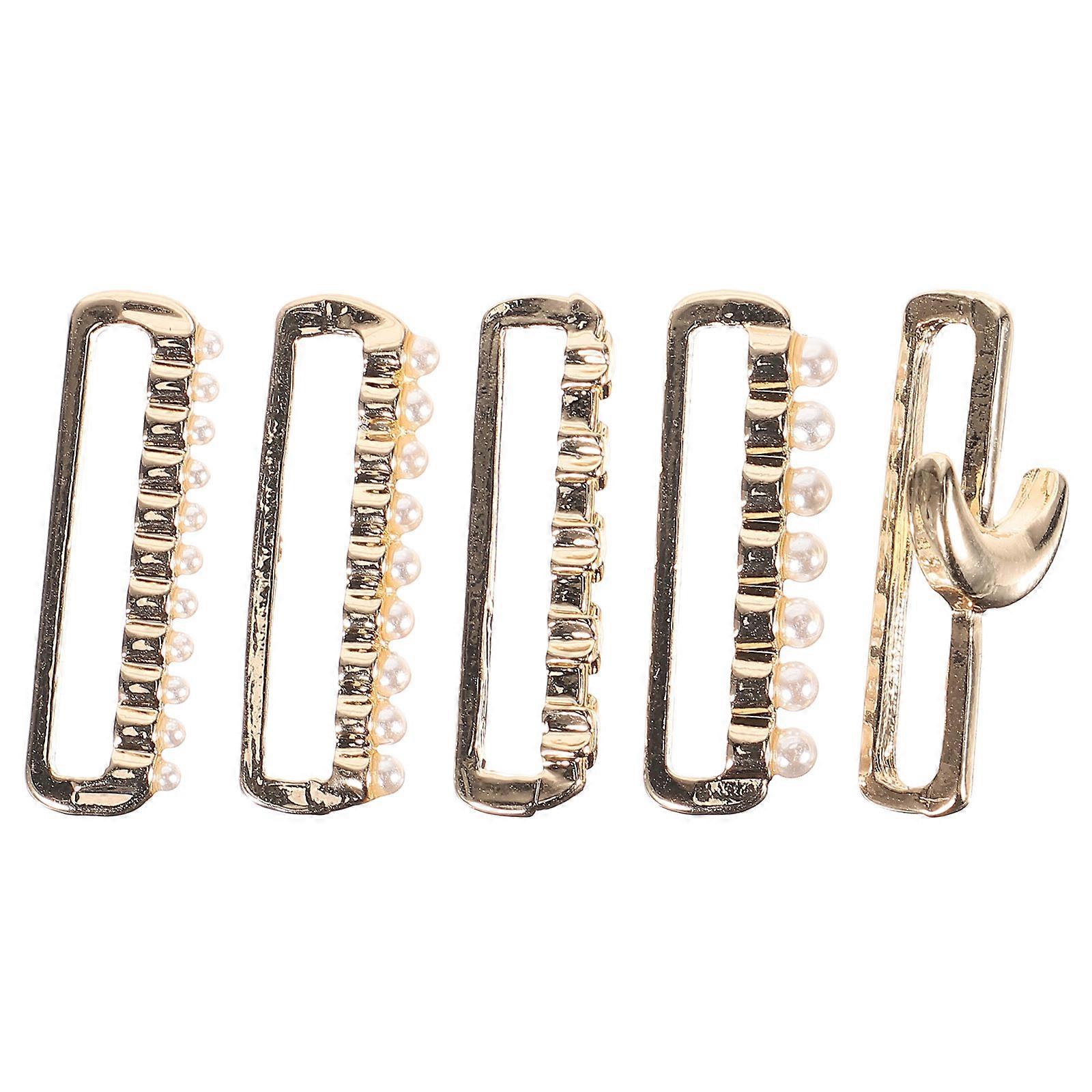 Golden Watch Strap Charms 5Pcs Round Decorative Rings For Watch Bands Casual And Formal Styles