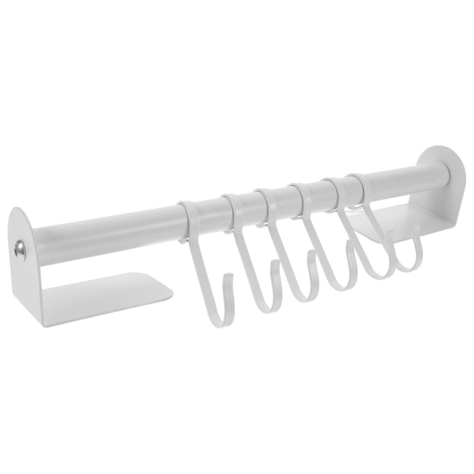 Kitchen Tool Hanging Rack No Punching Wallmounted Kitchenware 6Hook Hanger