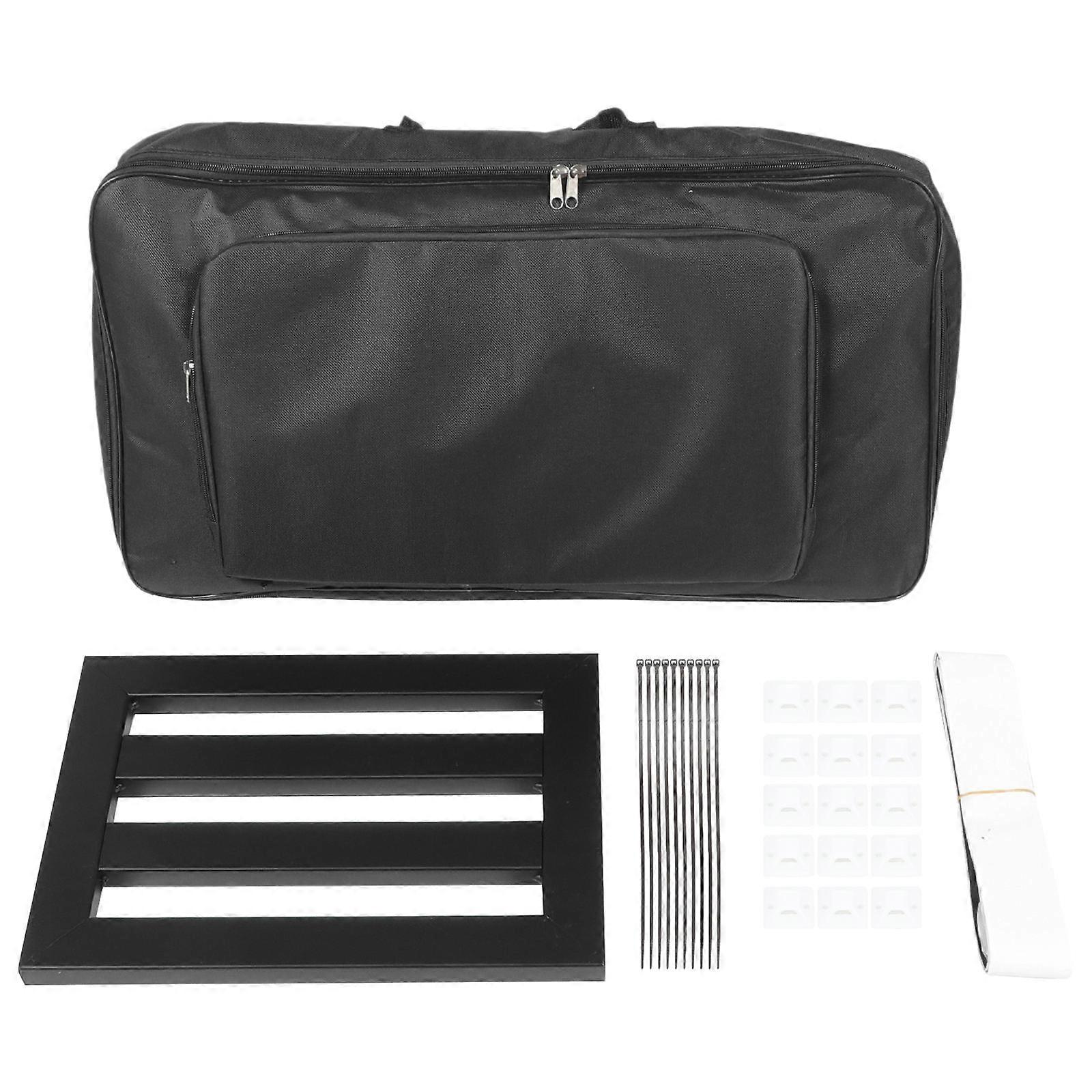 Effects Pedal Board 1 Set Rectangular For Guitarists 37x27cm Reliable Guitar Accessory