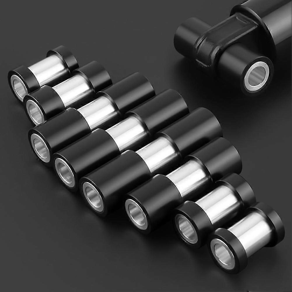 Bicycle Rear Shock Bushing Set with Aluminum Alloy Hardware, Suitable for Frames with 14mm Shock Width and Split Shift Modifications (54mm)