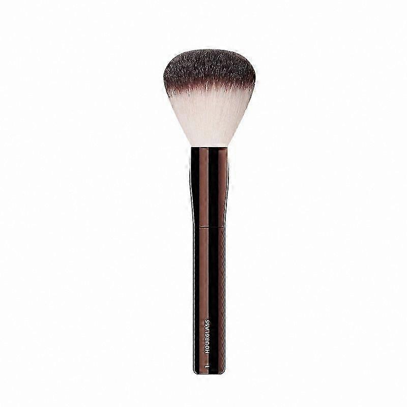 Round Powder Brush with Soft Skin-Friendly Fibers for Flawless Makeup Application Fashionably Designed Single Face Brush