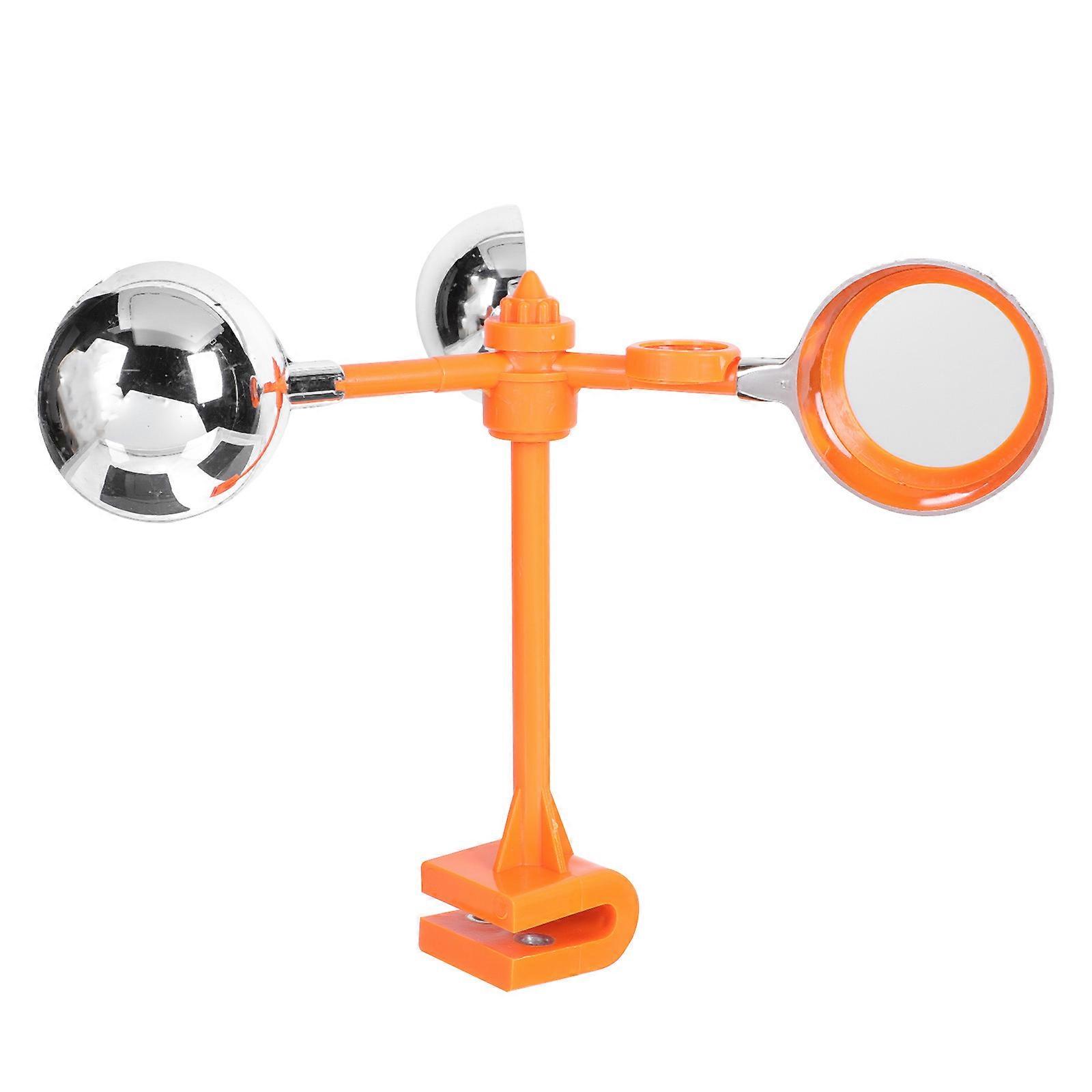 High Reflective Wind Power Rotating Reflector for Transmission Pole Towers and Large Workshops Durable Plastic Constructed in Orange Color 1Pcs