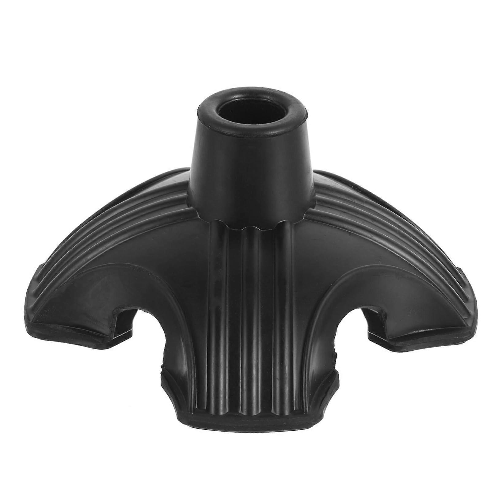 Non-Slip Rubber Tips for Walking Sticks Stability for Seniors Compatible with Crutches and Walking Poles on Uneven Surfaces