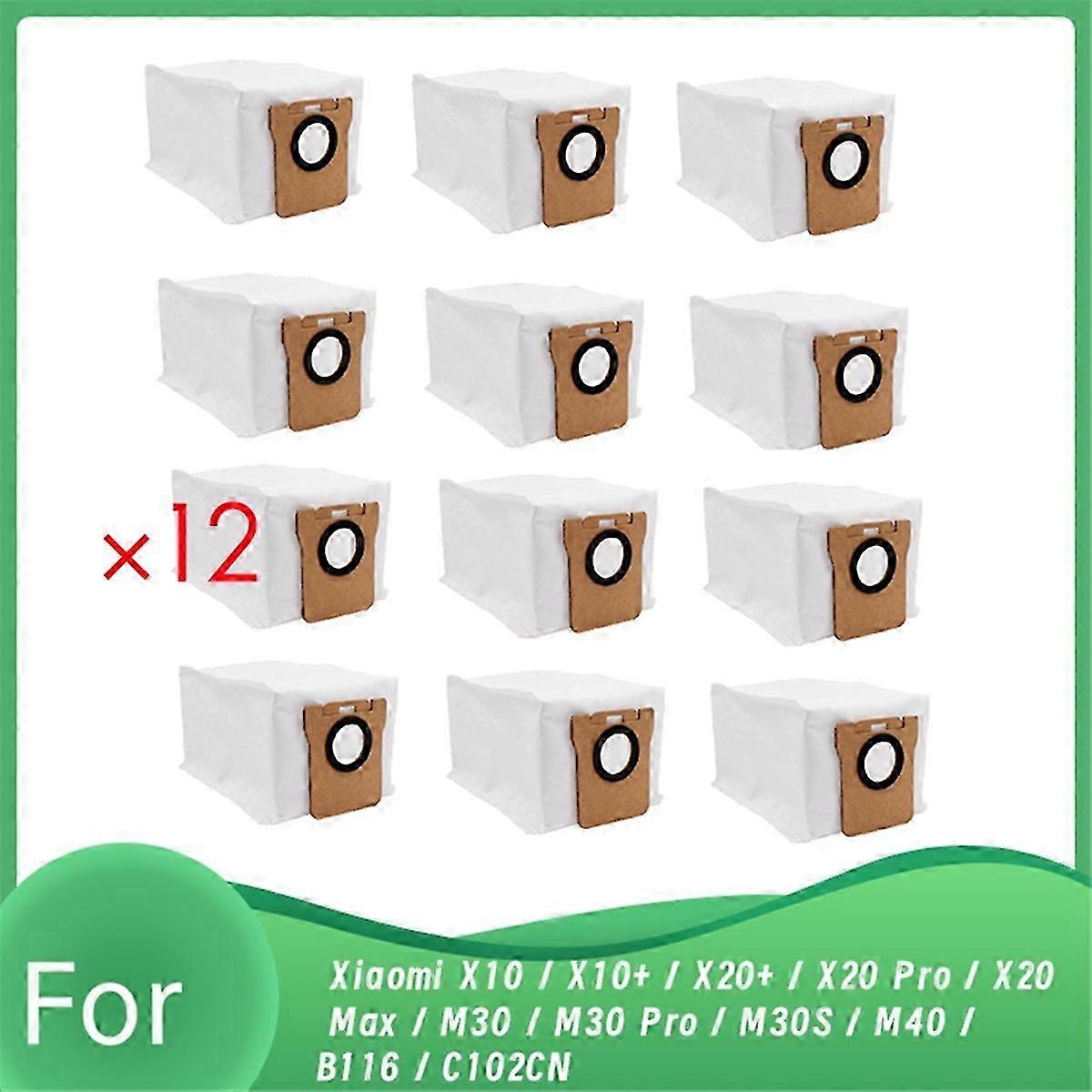 Worki na kurz do Xiaomi X10 / X10+ / X20+ / X20 Pro / X20 Max / M30 / M30 Pro / M30S - zestaw 12 sztuk