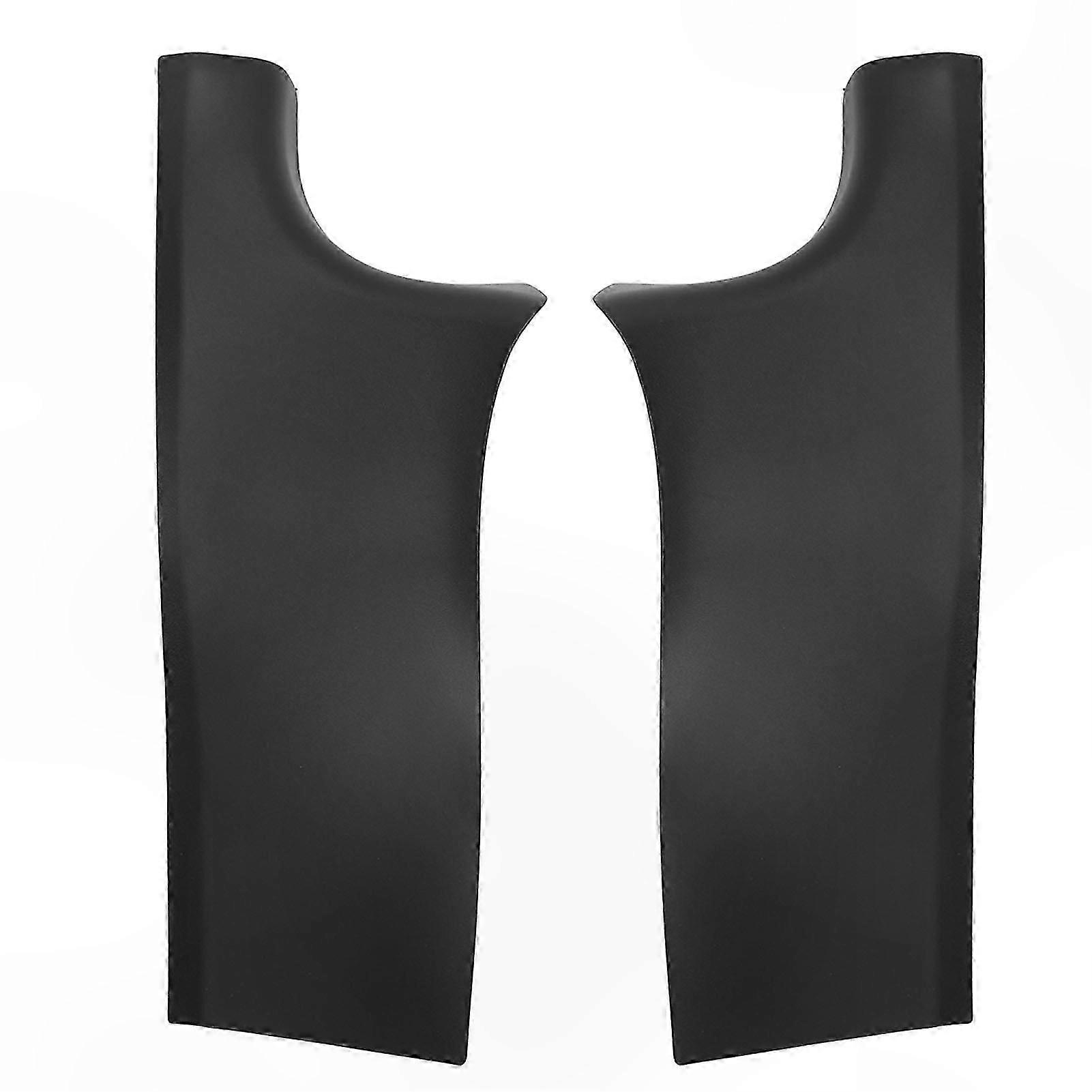 Black Rear Door Sill Guards, 2-Pack Scratch-Resistant Scuff Plates for Model Y-Compatible Vehicles