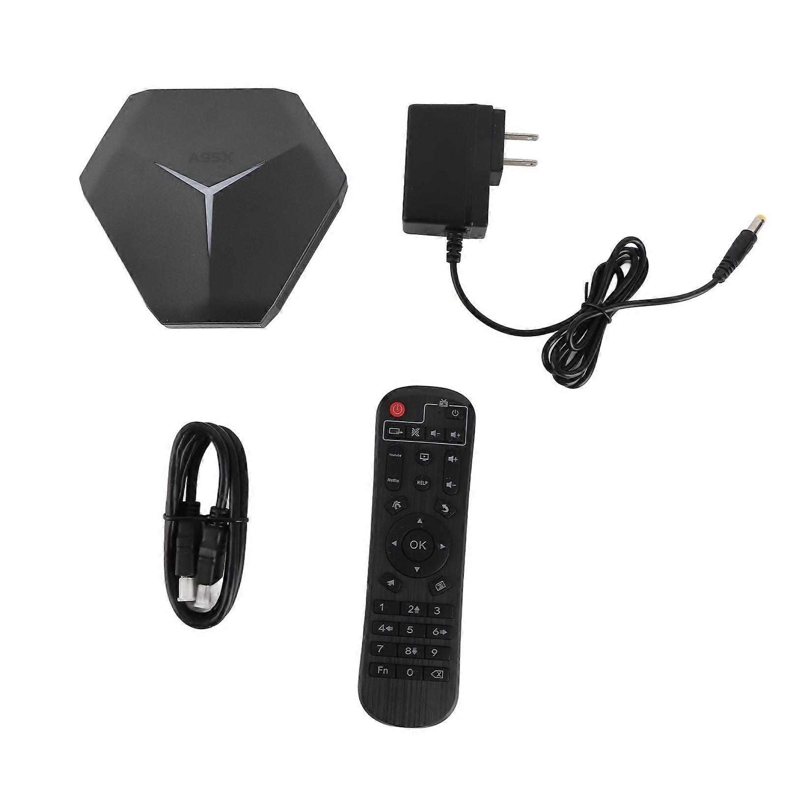 A95X F4 Smart TV Box Android 11.0 8K 4K 3D Media Player with Dual-Band WiFi & RGB Light