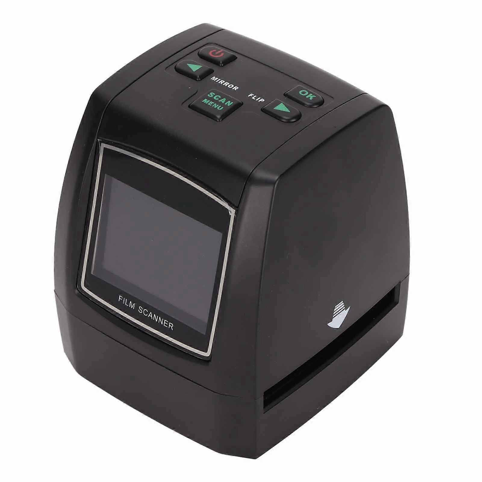 Film Scanner 22MP 2.4in LCD Converts 35mm 110 126 Slides to JPEG