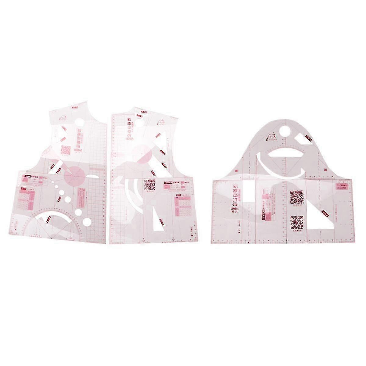 1:1 Fashion Cloth Design Ruler Crop Mold School Student Teaching Apparel Drawing Template Garment Prototype Ruler