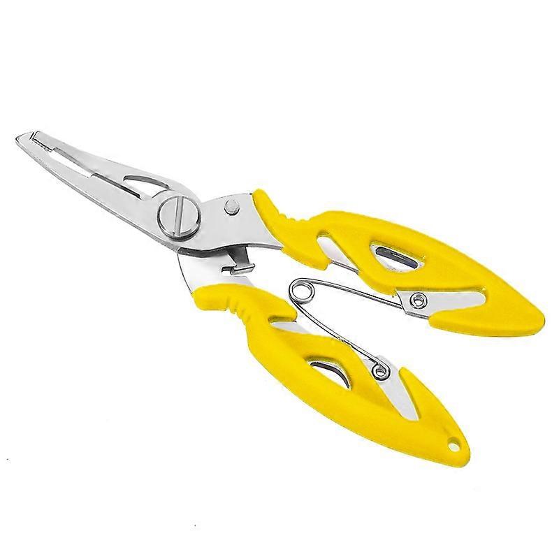 Stainless steel fishhook removal tool in clamp style, multi-functional, comfortable to operate