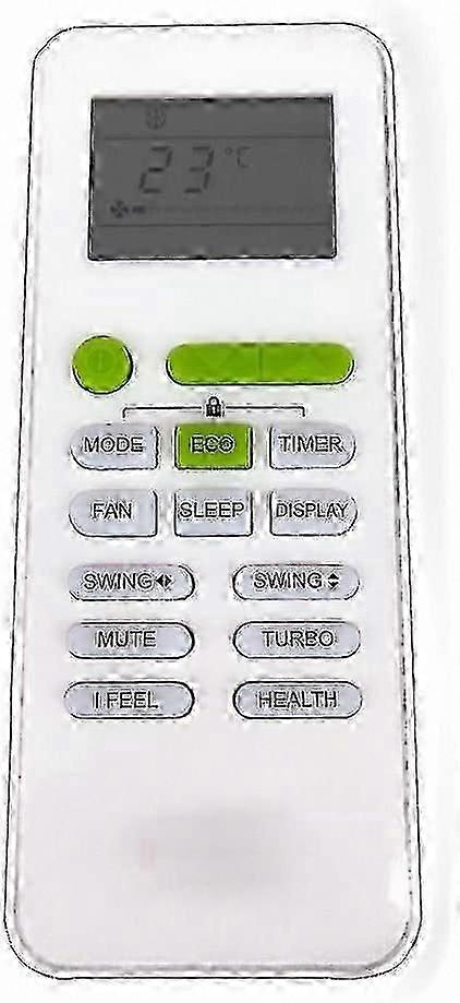 TCL luftkonditionering fjärrkontroll för 190424 (XHY-S) modell