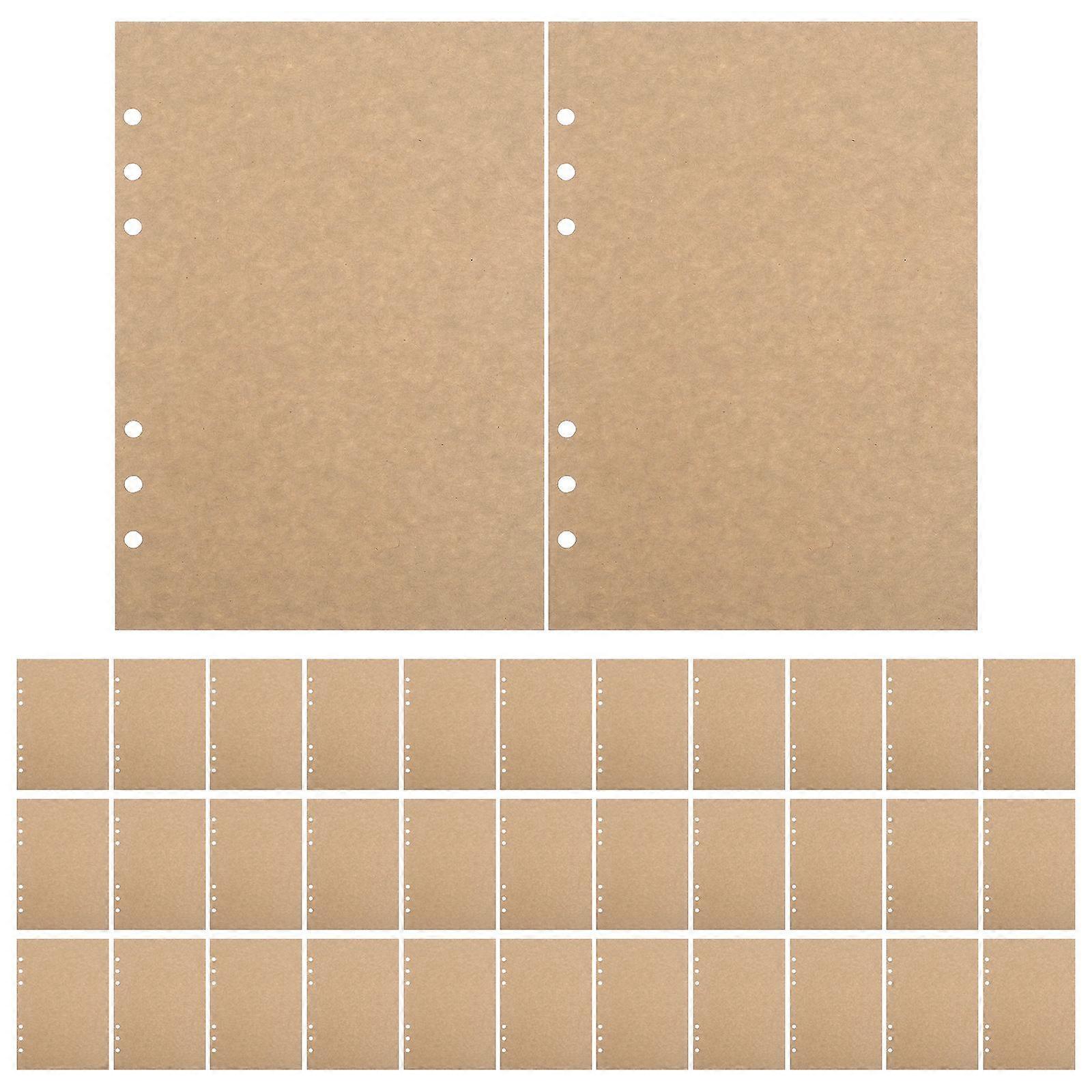 45 Sheets Loose Leaf Paper Inserts For A5 Planner 6 Hole Blank Planner Inserts Pockets Binder A5 Journal Refills For Home Office Travel