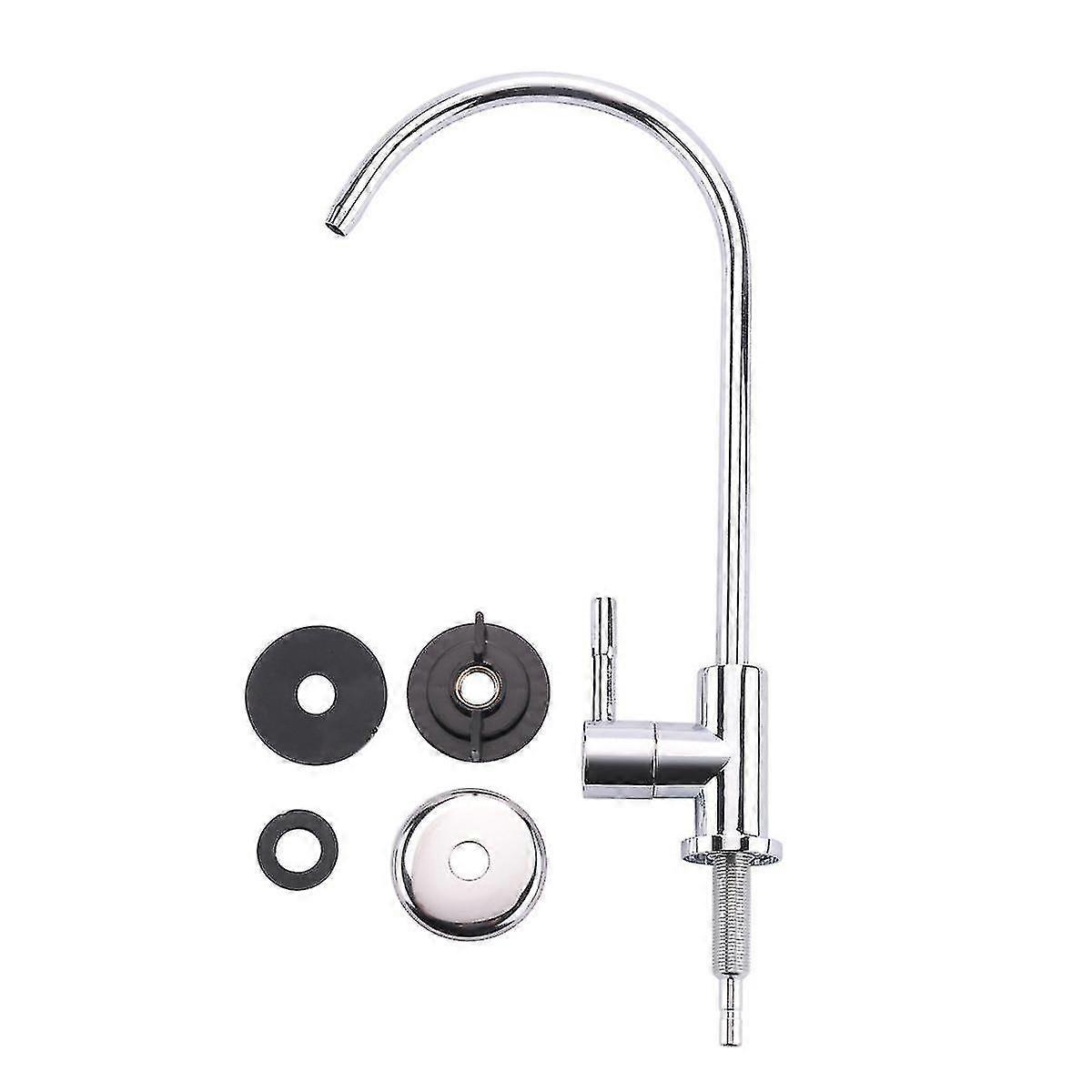 1/4 Inch Chrome Drinking Water Filter Faucet Reverse Osmosis Sink K...