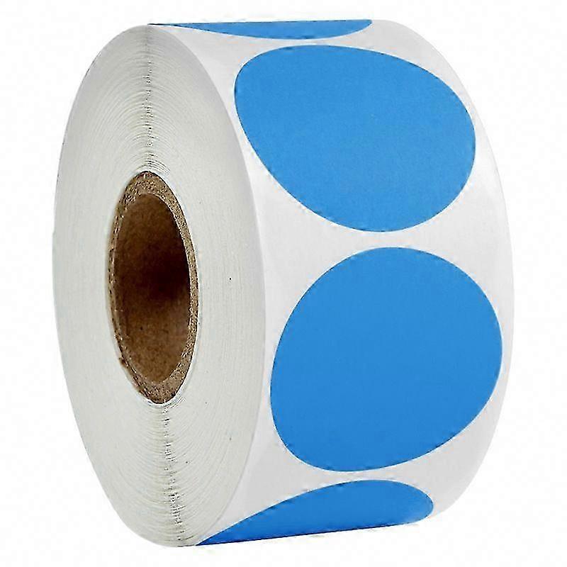 MUNBYN Pink Circle Thermal Sticker Labels, Self-Adhesive Round Direct Thermal for DIY Logo, QR Code, Multipurpose Roll Labels