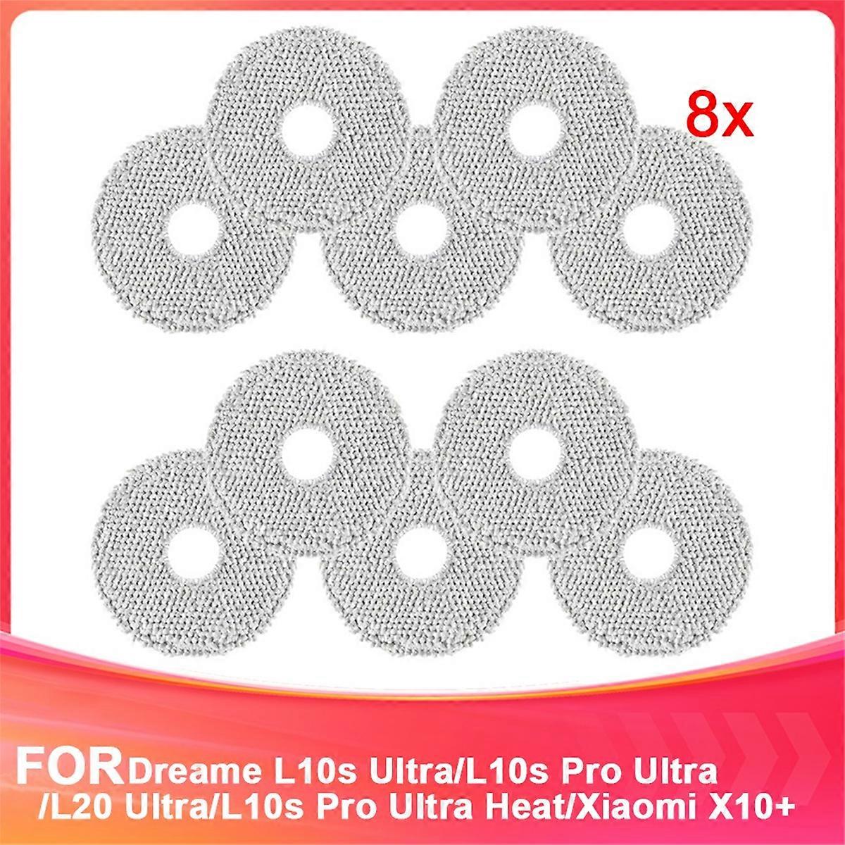 Pack of 10 Mop for / X10+ Vacuum Robot, Washable