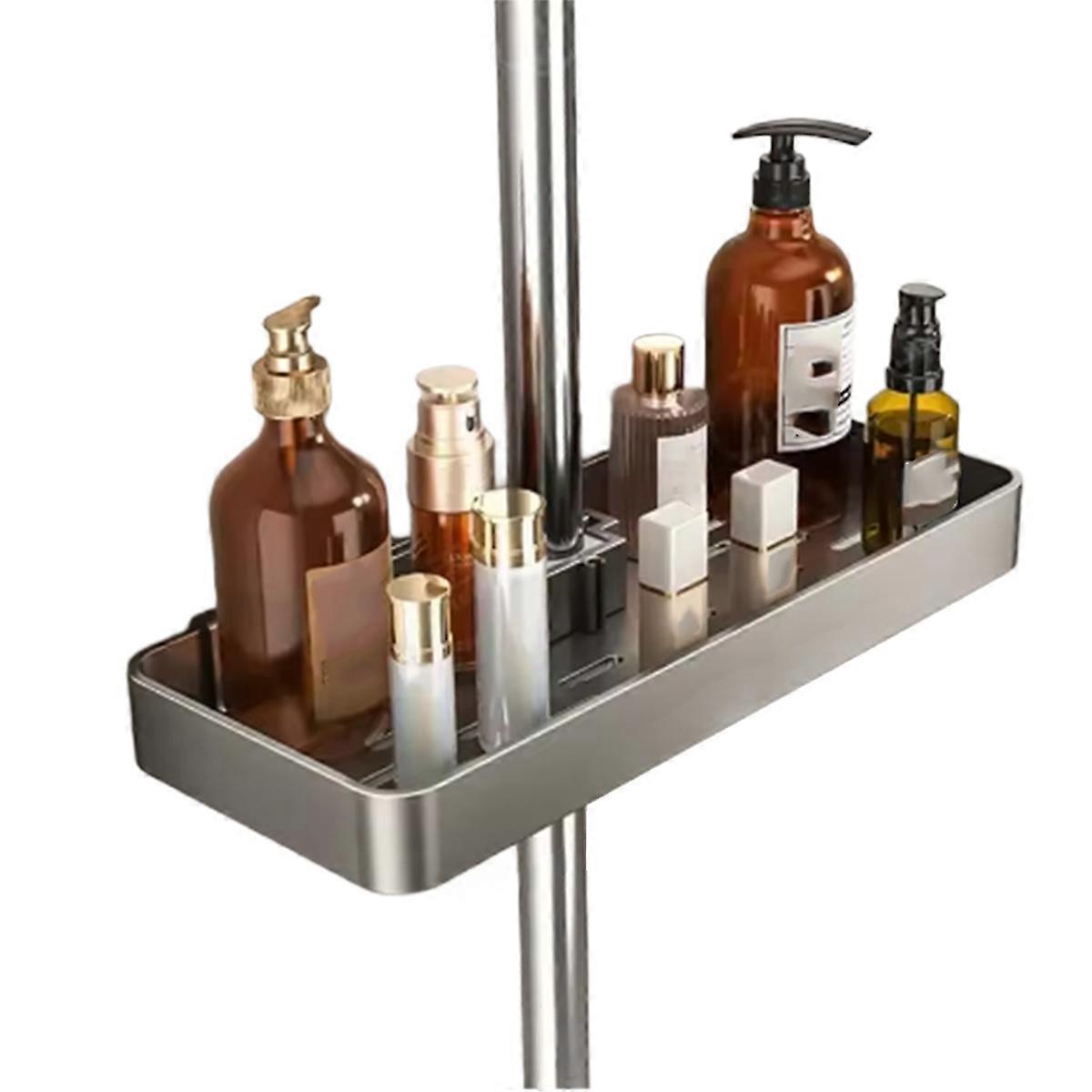 Bathroom Shower Head Holder Integrated Design Storage Shelf