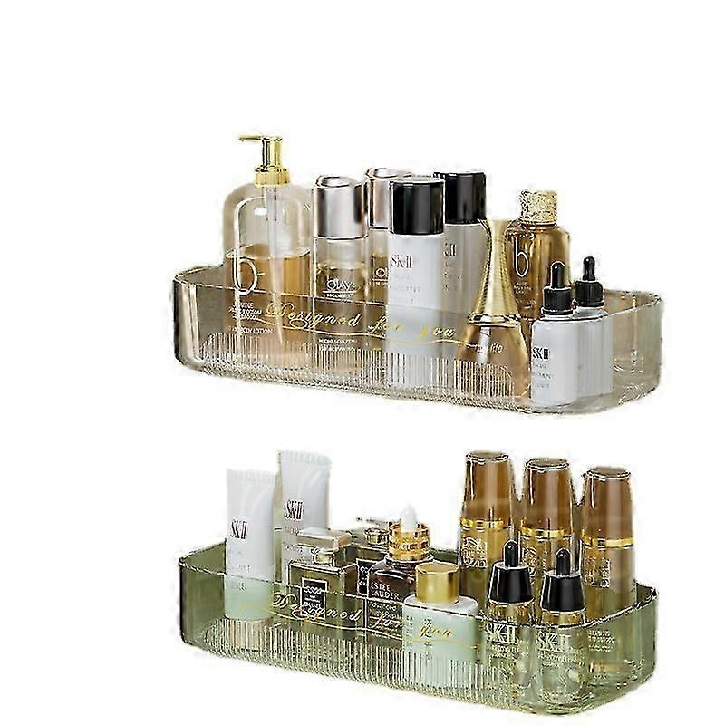 2pcs Nail- Seasoning Rack Organizing Shower Rack Shower Stuff Wall-Mounted -Mounted Bathroom Holder Bath Shampoo Holder Adhesive Bathroom Shelf Showe