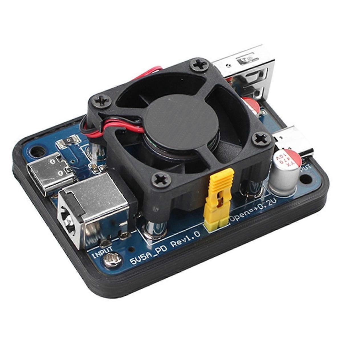 Power PD Trigger Activation Module 5V5A 27W PD DC USB Dual Input Wide Voltage Dual Output for 5