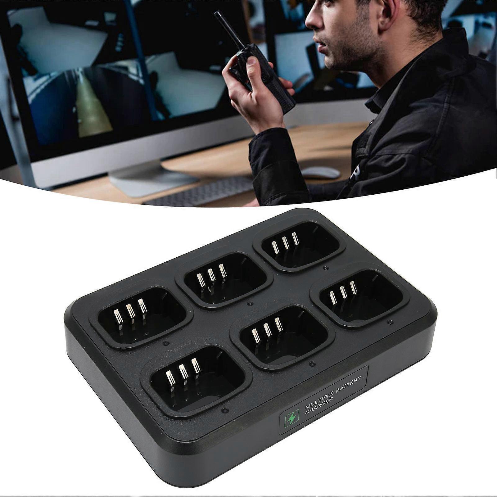 6-Wege Walkie Talkie Ladestation für BF-UV5R, 500mA, 23,5x16x4,75cm