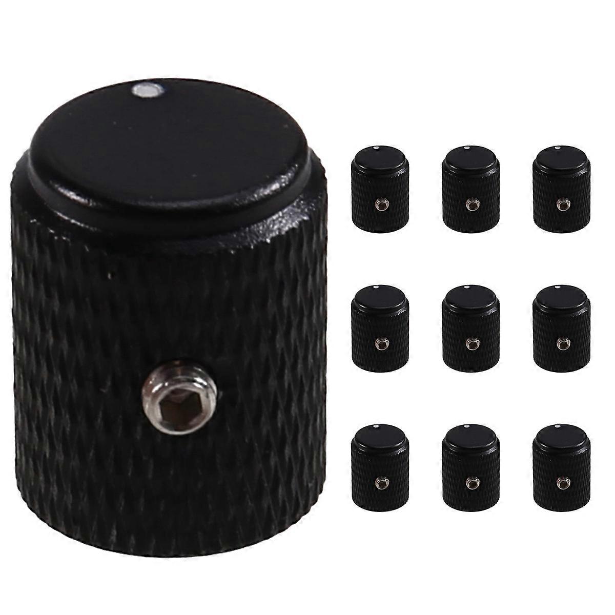 10PCS Speed Tone Volume Switch Knob Replacement for Precision Bass or Electric Guitar CKB031 12X15mm
