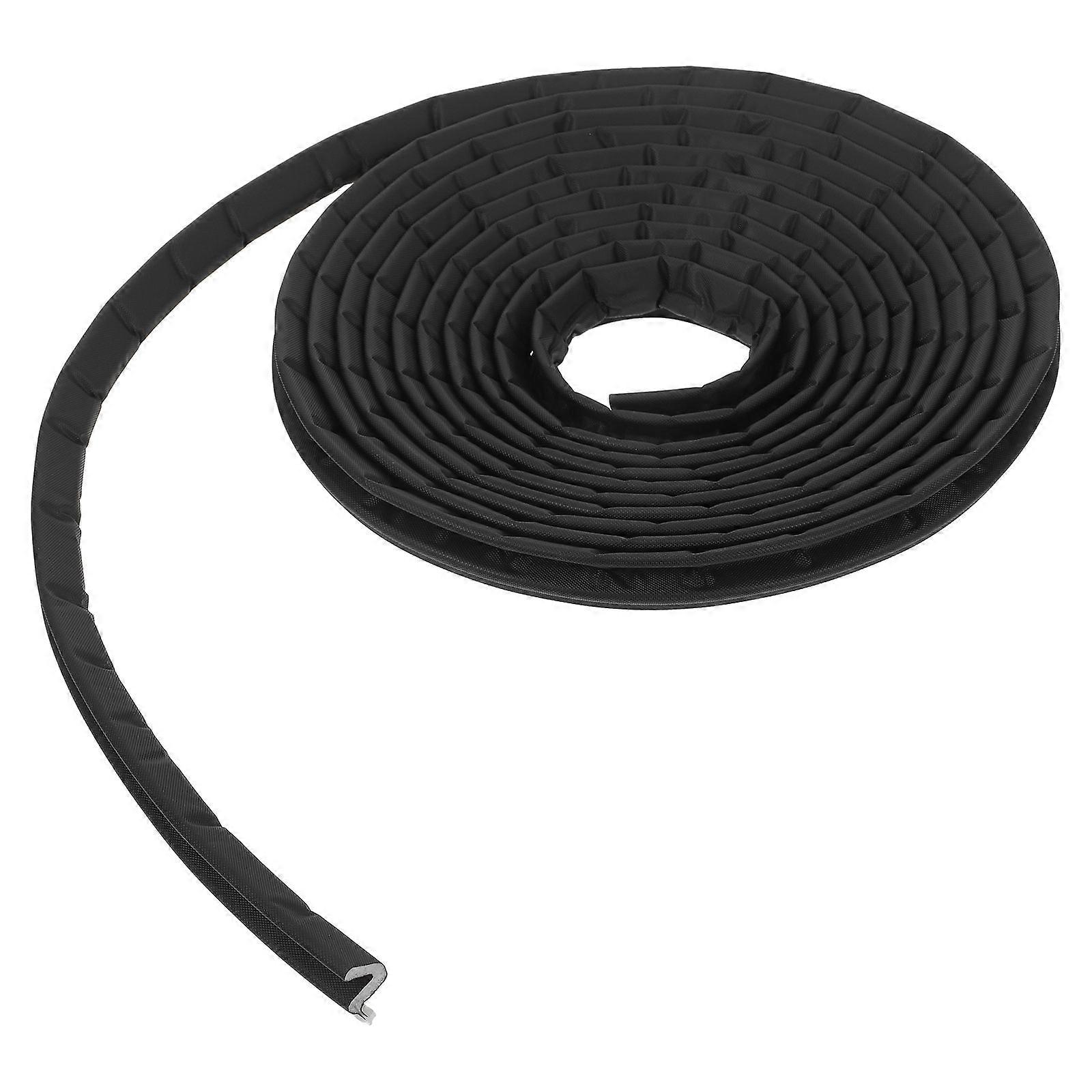 Door Frame V Shape Weather Stripping for Soundproofing Insulation with Foam Seal Strip