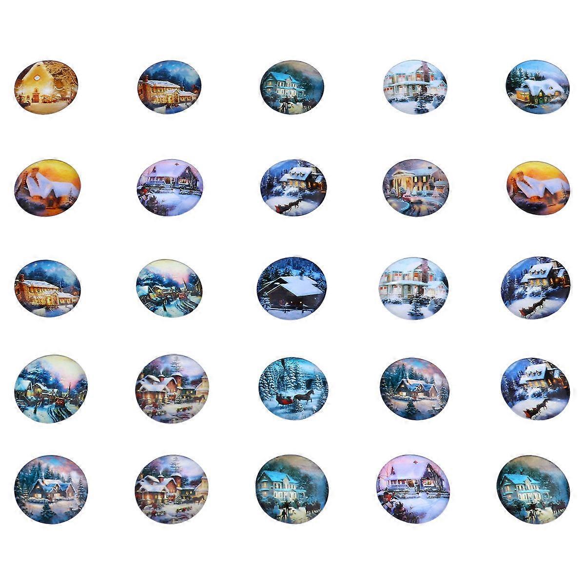 Crystal Gemstone Decoration 100Set Holiday Decorations Home Decor 2X2cm Round Festive Design